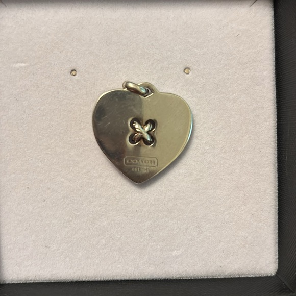 Coach Silver Heart Pendant/Charm - Picture 3 of 4